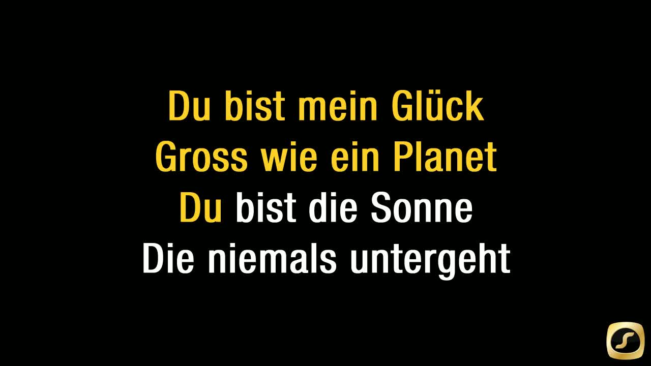 Mein großes bist glück du