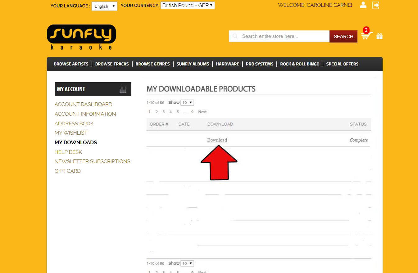 Click Download link to start the download