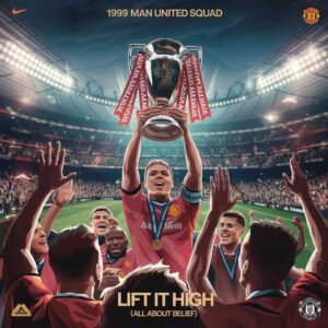 SF1100028 – 1999 Man United Squad – Lift It High (All About Belief)