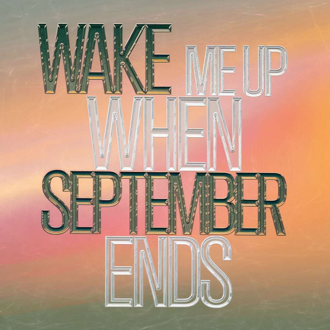 Green Day - Wake Me Up When September Ends