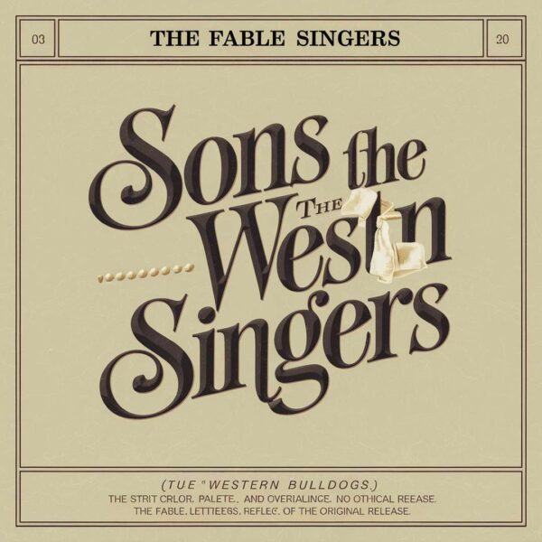 The Fable Singers - Sons Of The West (Western Bulldogs)