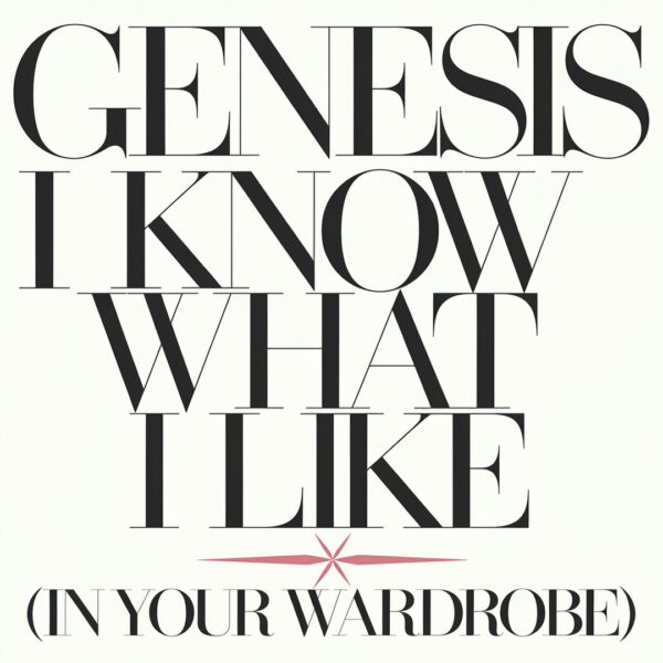 Genesis - I Know What I Like (In Your Wardrobe)