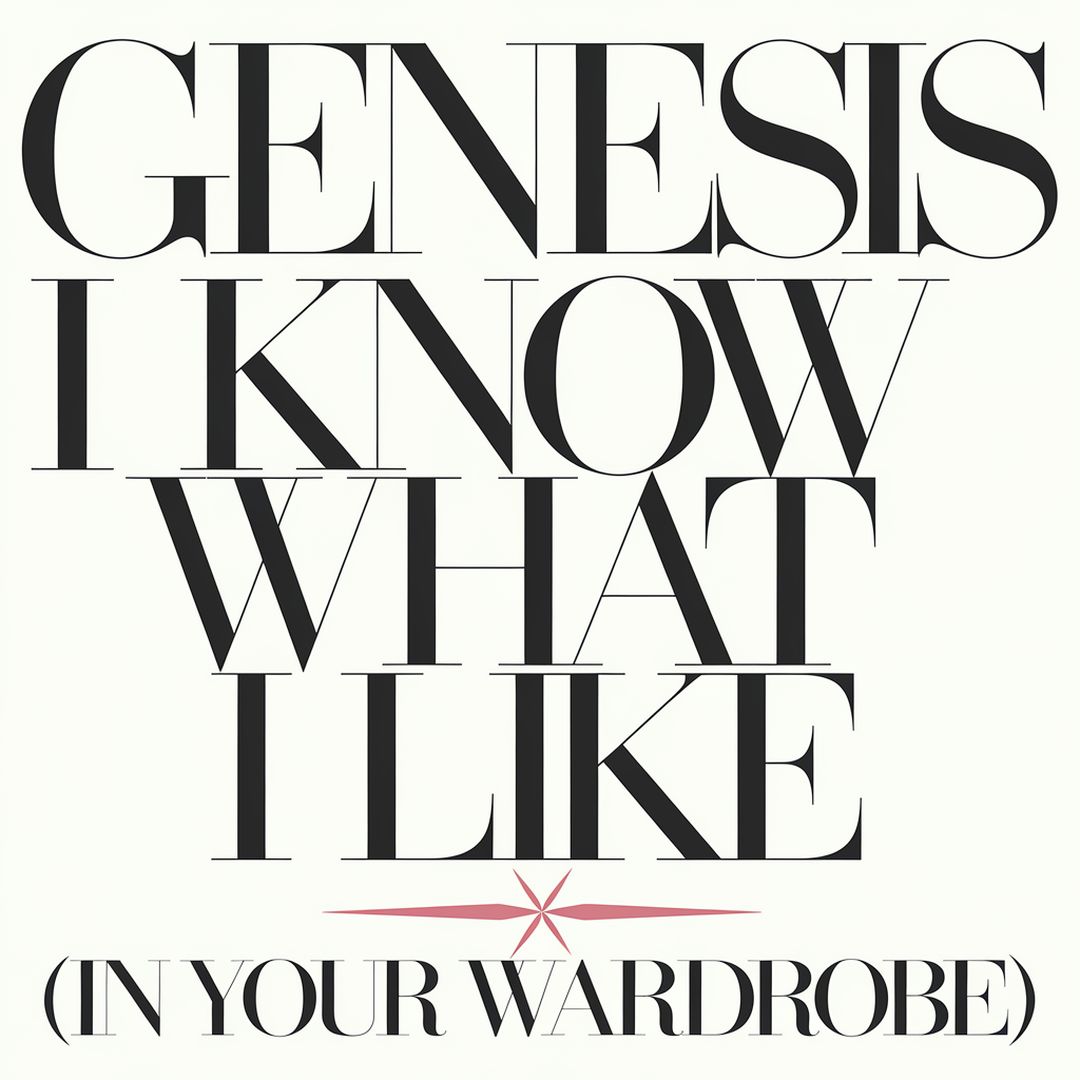 Genesis - I Know What I Like (In Your Wardrobe)