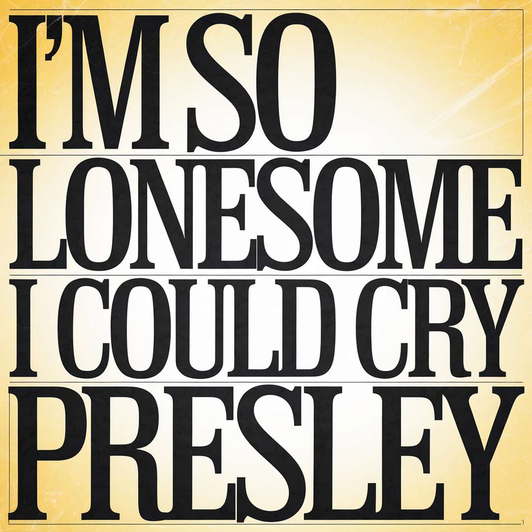 Elvis Presley - I'm So Lonesome I Could Cry