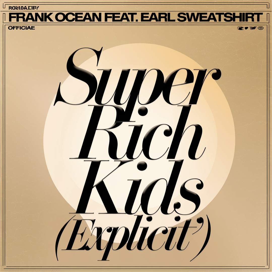 Frank Ocean - Super Rich Kids (Explicit)