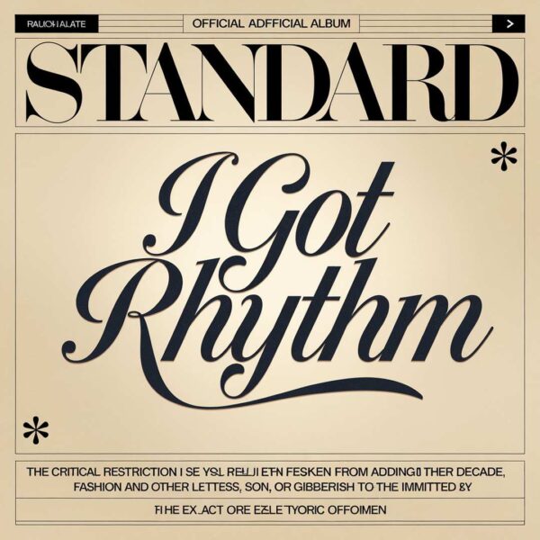 Standard - I Got Rhythm