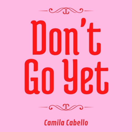 Camila Cabello - Don't Go Yet