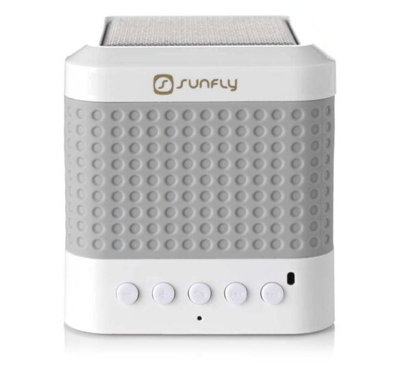 - Sunfly Tunecube Portable Bluetooth Speaker